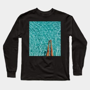 Summer means swimming Long Sleeve T-Shirt